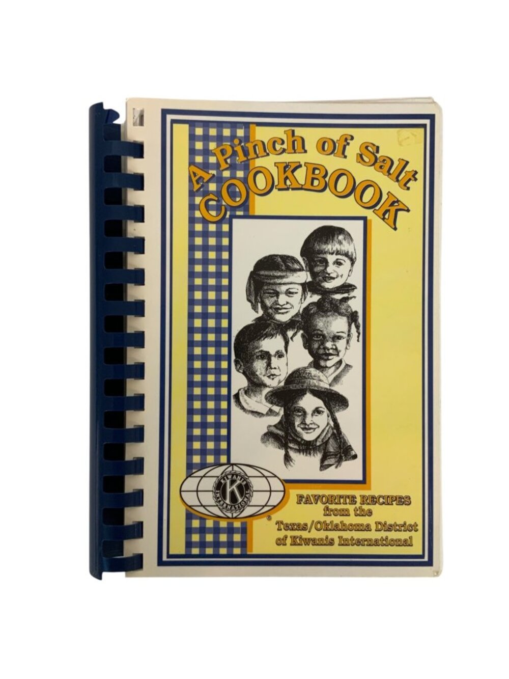 A Pinch Of Salt Cookbook Texas Oklahoma Kiwanis District 1995 Spiral Bound